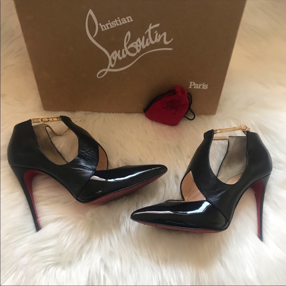 ⭕️SOLD⭕️ CHRISTIAN LOUBOUTIN Dictata 100 Shoes - Picture 2 of 8